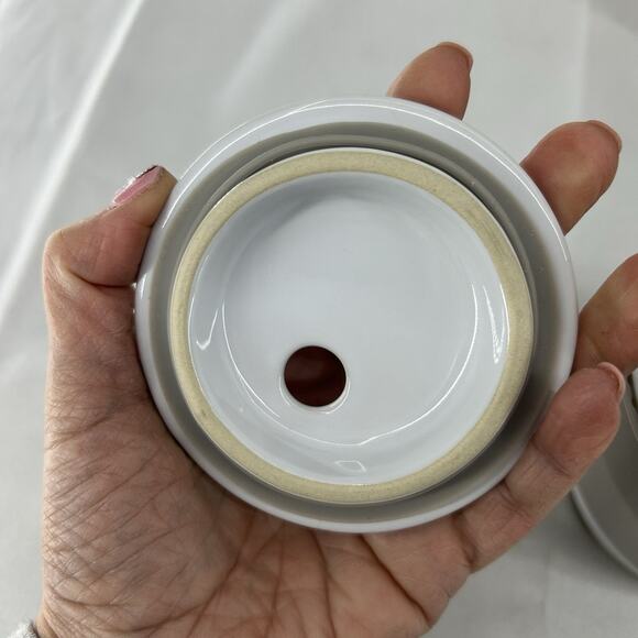 Pampered Chef Ceramic Egg Cooker nice Microwave egg cooker white With Box - Picture 8 of 12